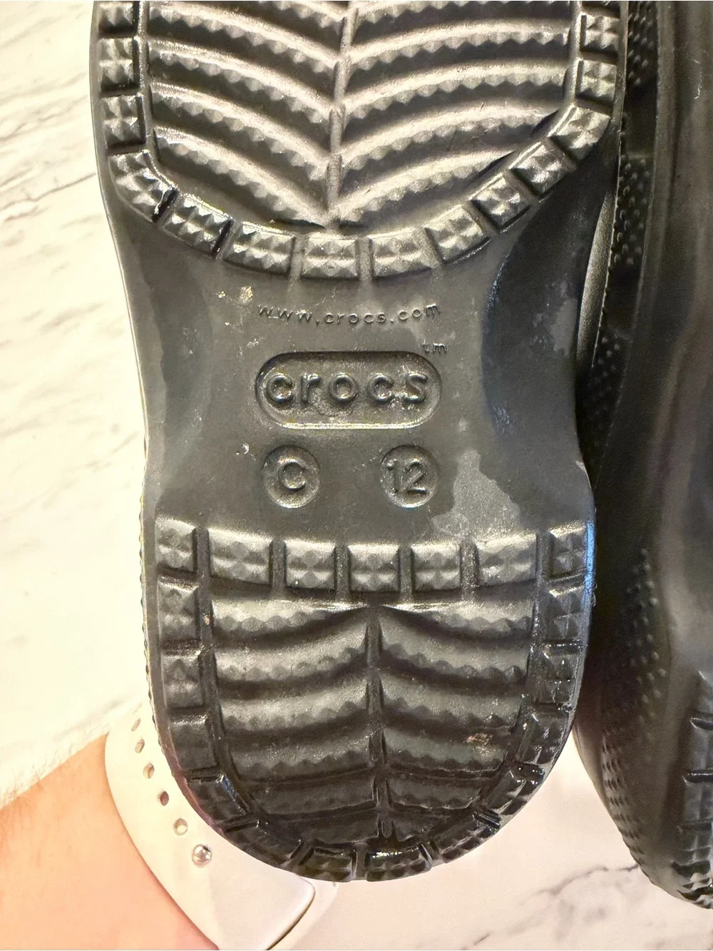 CROCS Kids Classic Lined Clogs in Black